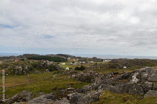 Landscape on the island of Utsira in western Norway.