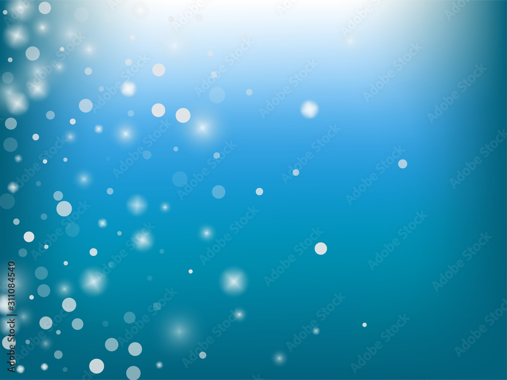 Falling Snow Confetti Winter Vector Background. 