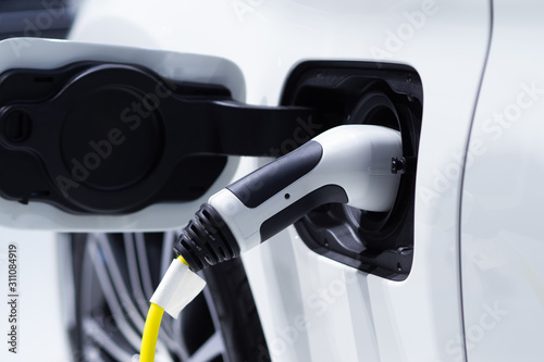 EV vehicle clean energy, new generation of Charging technology of transport.