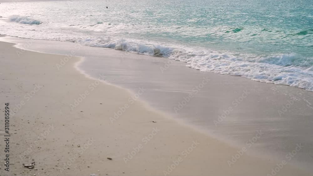 View of beach sea on sun light in the summer. View of beach sea on sun light in the summer.