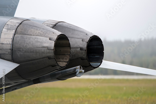 Fotografía Fighter jet engine nozzles