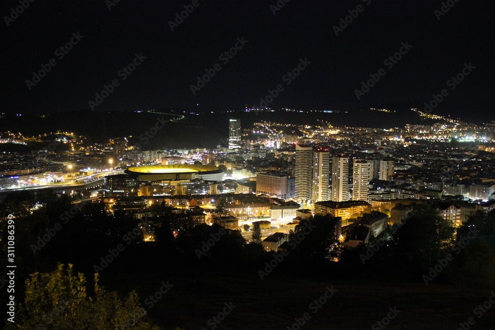 Bilbao night view