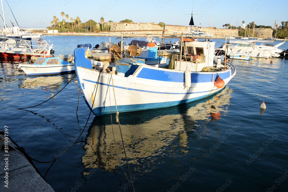 Fischerhafen in Kos Stadt