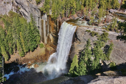 Stunning Vernal Fall at Yosemite National Park photo