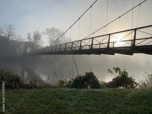 Obraz na plátně Drahtbrücke Kassel