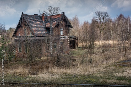 Obraz na płótnie zapomniana kolej śląska w salonie