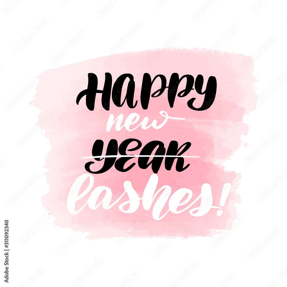 Vector calligraphy illustration isolated on white background.