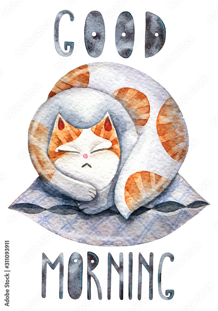 Good Morning Set Stock イラスト Adobe Stock