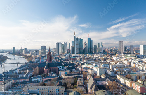 Frankfurt Skyline am Tag