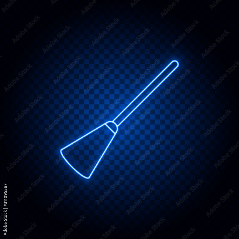bear, toy neon icon. Blue neon vector icon bear, toy neon icon. Blue neon vector icon