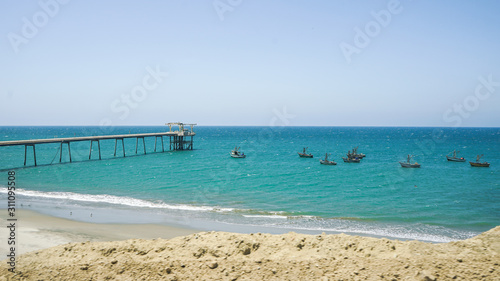 bridge in the ocean