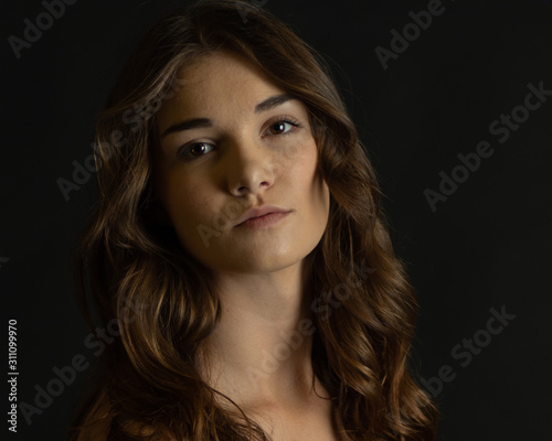 Caucasian brunette Model