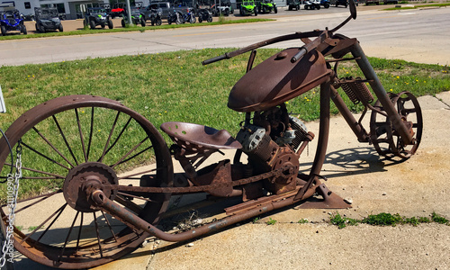 Φωτογραφία Motorcycle art in Sturgis