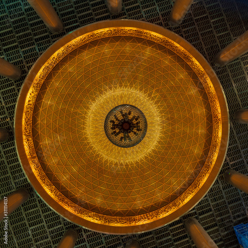 Beautiful dome of Istiqlal ...