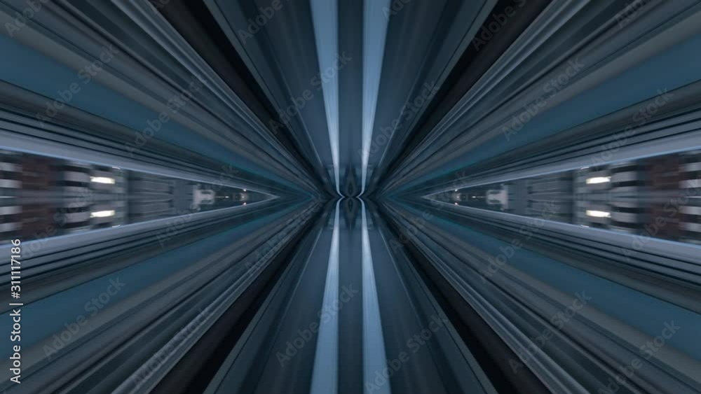 Futuristic High Speed Vehicle (POV tile lapse)