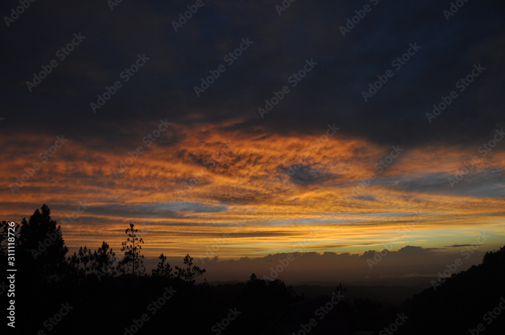 Wondrous Sky and Warm Deep Cloud Color