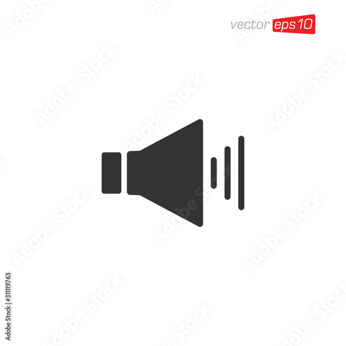 Speaker Icon Design Vector Template