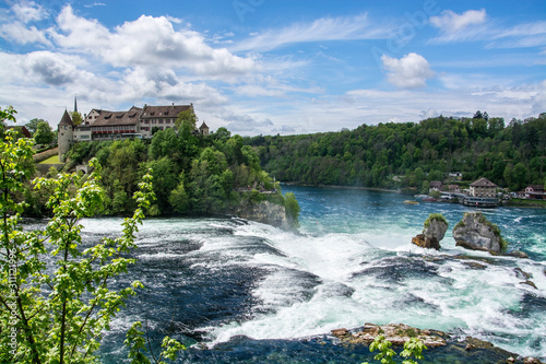 Schloss Laufen am Rheinfall von Schaffhausen, Schweiz photo