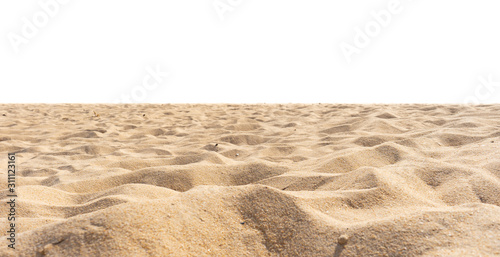 Texture, Beach sand texture di-cut, on white background