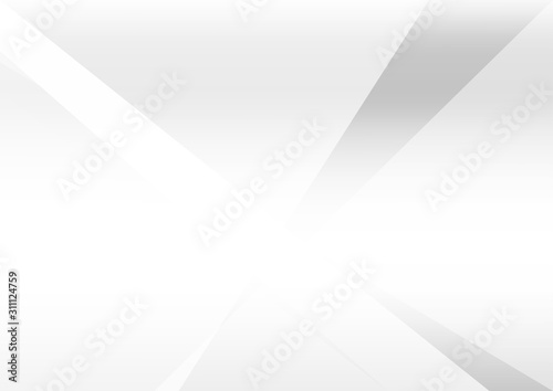 White and grey background. Corporate technology modern design. Pattern style geometric. Abstract modern background used about technology or product presentation backdrop. Vector illustration.