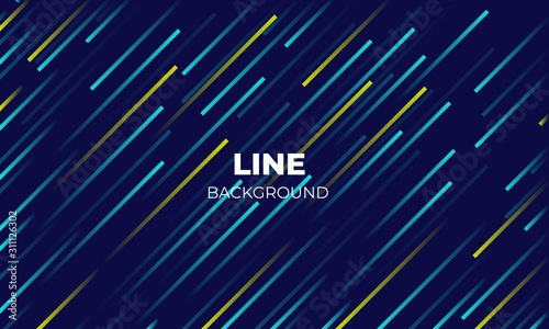 Line background moving in motion forward with modern gradient style. Ready to use. Vector Illsutration EPS 10