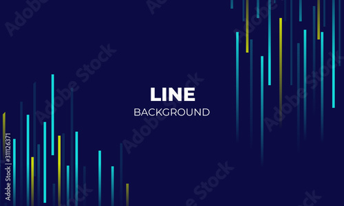 Line background moving in motion forward with modern gradient style. Ready to use. Vector Illsutration EPS 10