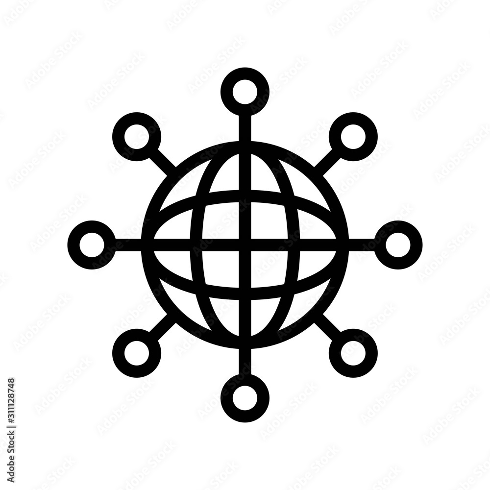 Hologram vector, Future technology line design icon Hologram vector, Future technology line design icon