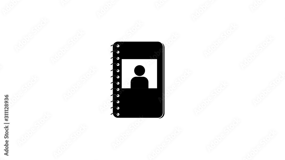 Notepad icon. Notepad icon.