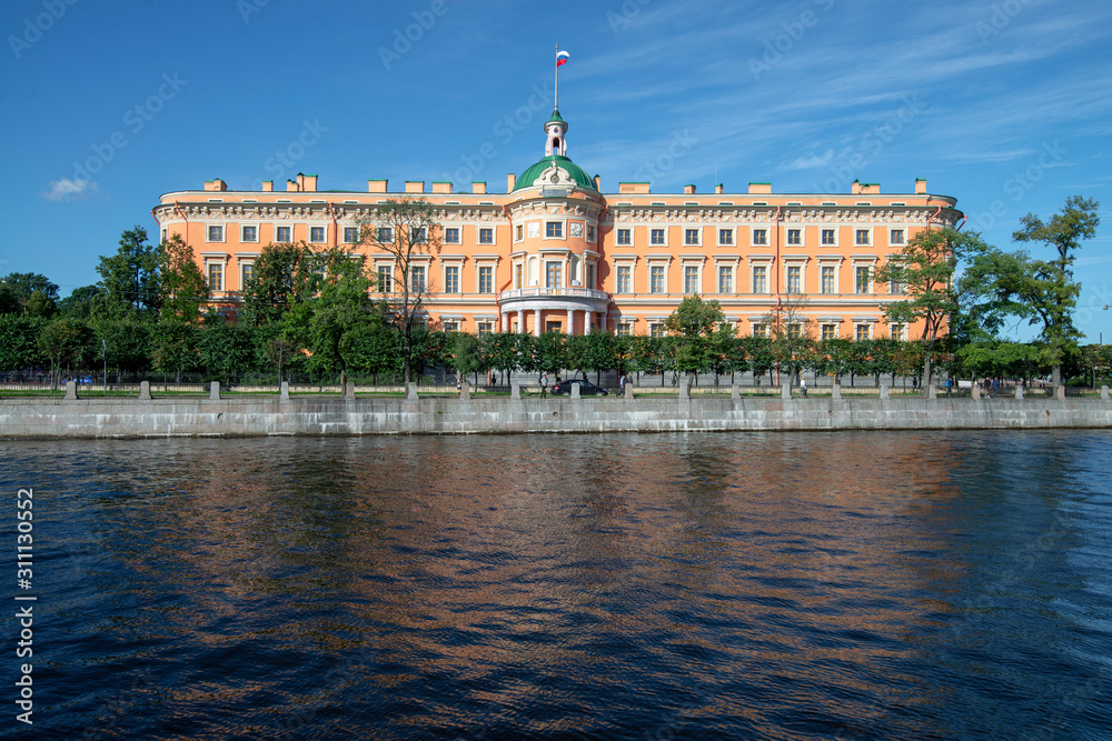 Mikhailovsky or Engineer castle of Paul I. St. Petersburg.