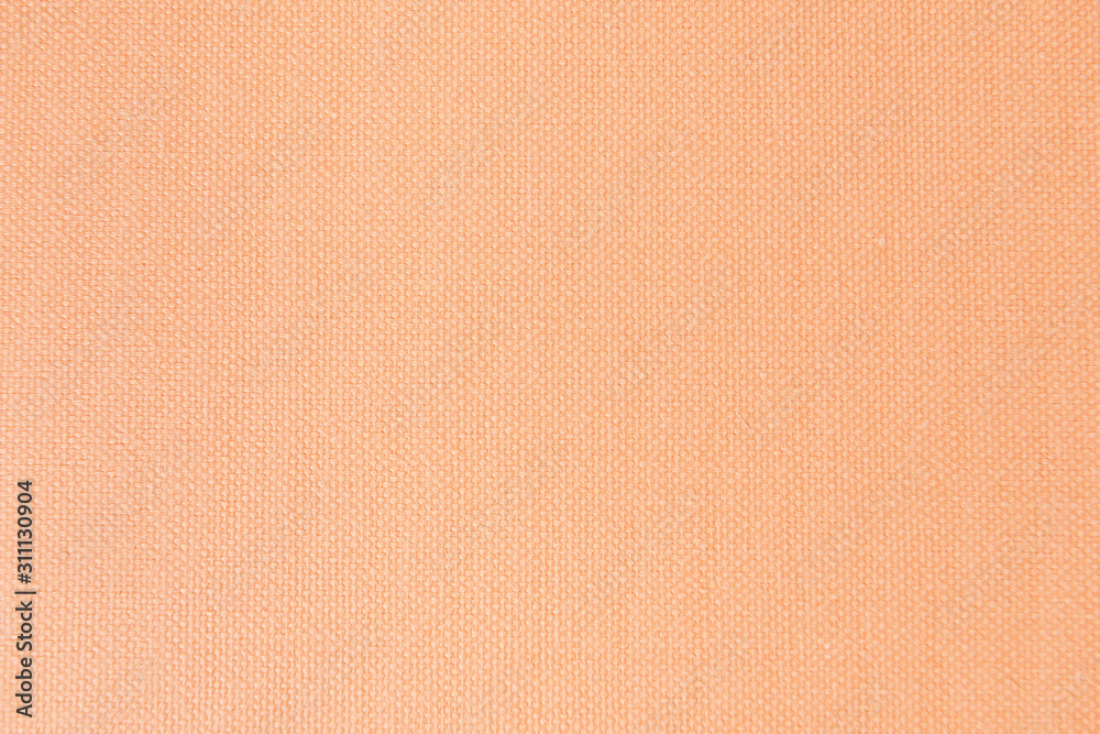 Fototapeta premium orange woven fabric texture