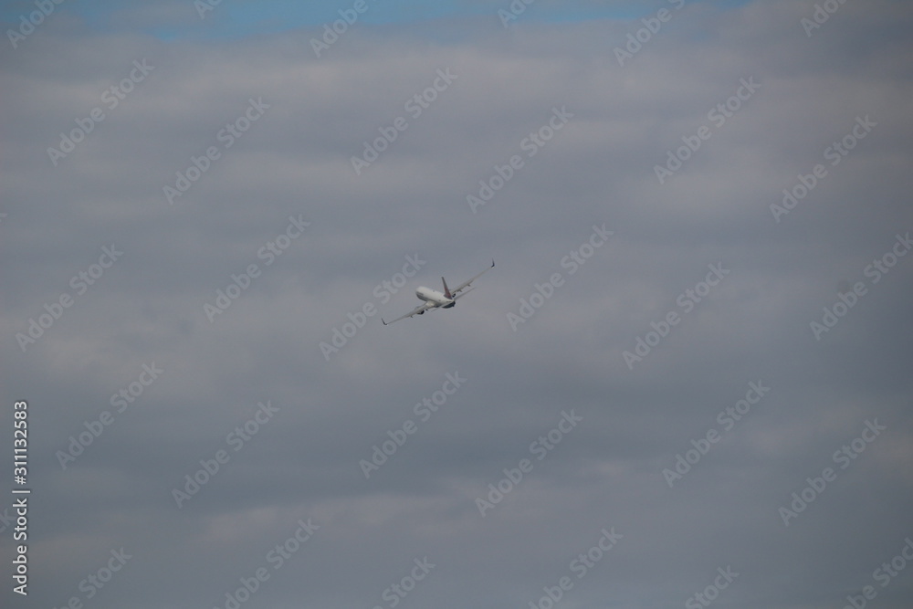 The jet plane which is going to take off at Centrair in Nagoya city