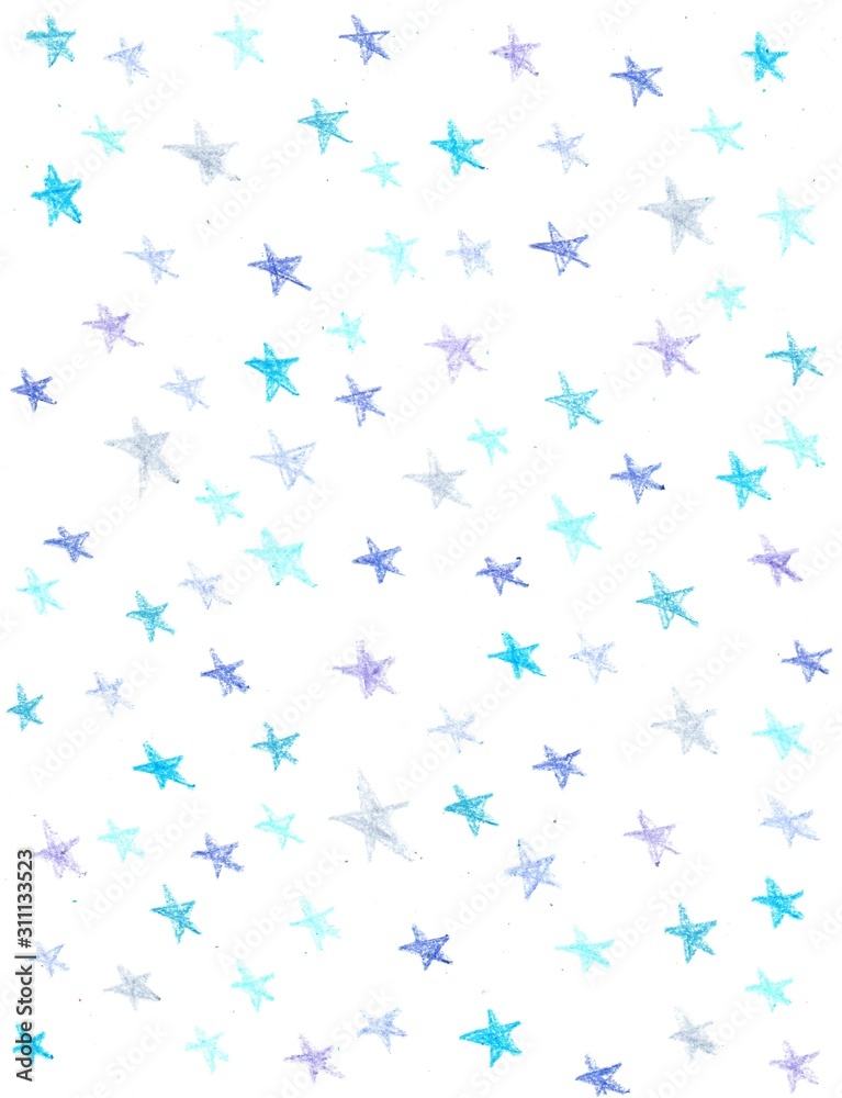 Stars drawn by pencils on paper. Abstract white light and dark pink texture and background. Great basic of print, badge, party invitation, banner, tag. Stars drawn by pencils on paper. Abstract white light and dark pink texture and background. Great basic of print, badge, party invitation, banner, tag.