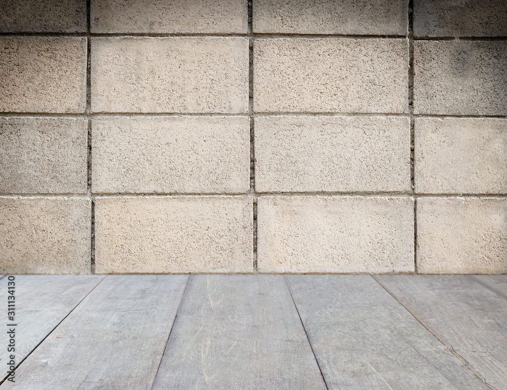 Obraz premium brick wall and floor