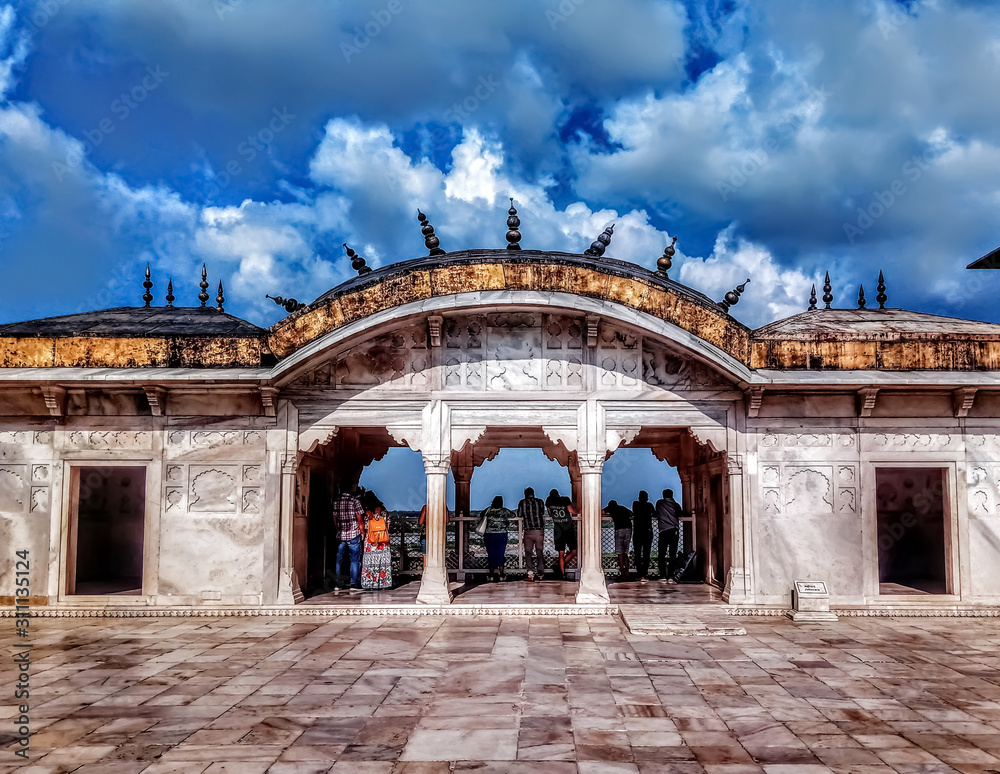 Fototapeta premium Beautiful Indian Islamic artwork architecture