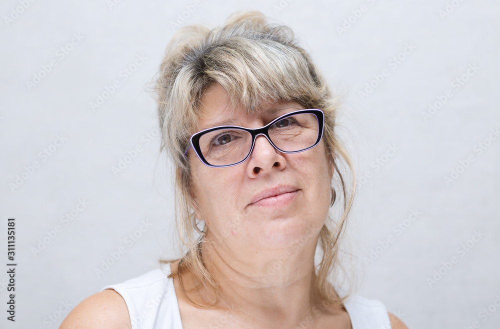 Old woman with glasses Old woman with glasses