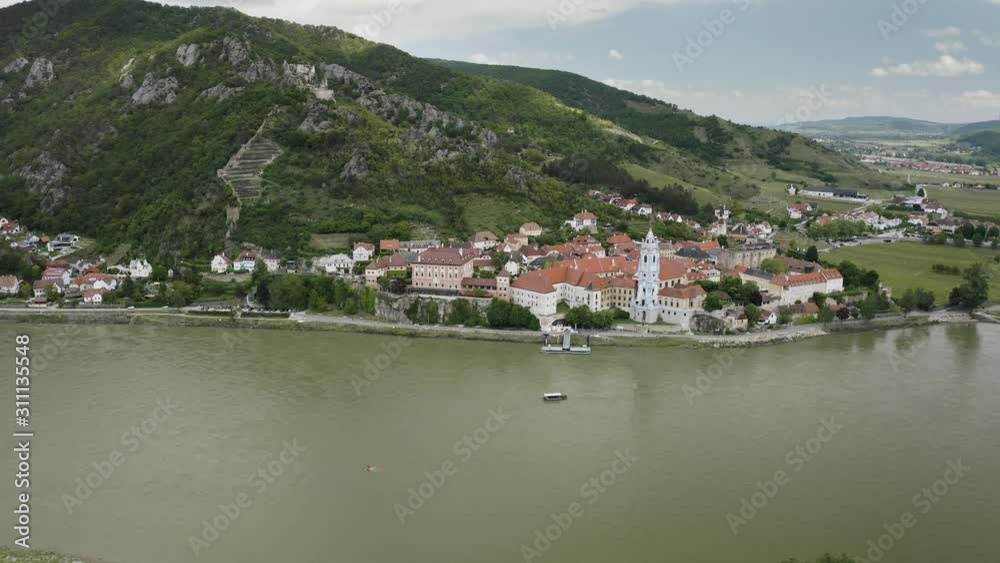 I take some aerial shots with my quadcoper in 4K from Abbey Church of Dürnstein - Wachau - Austria I take some aerial shots with my quadcoper in 4K from Abbey Church of Dürnstein - Wachau - Austria