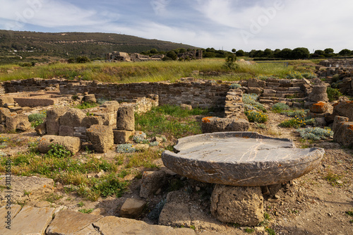 Roman ruins of Baelo Claudia, located near Tarifa. Andalucia. Spain. photo