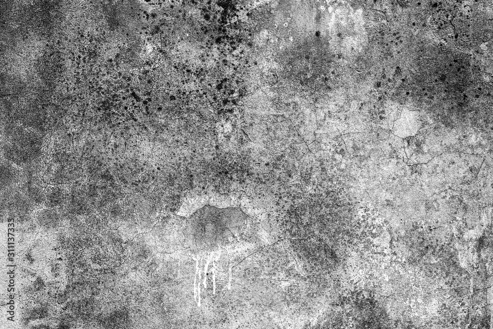 Texture of a concrete wall with cracks and scratches which can be used as a background Texture of a concrete wall with cracks and scratches which can be used as a background