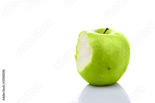 Bite on a Green Apple