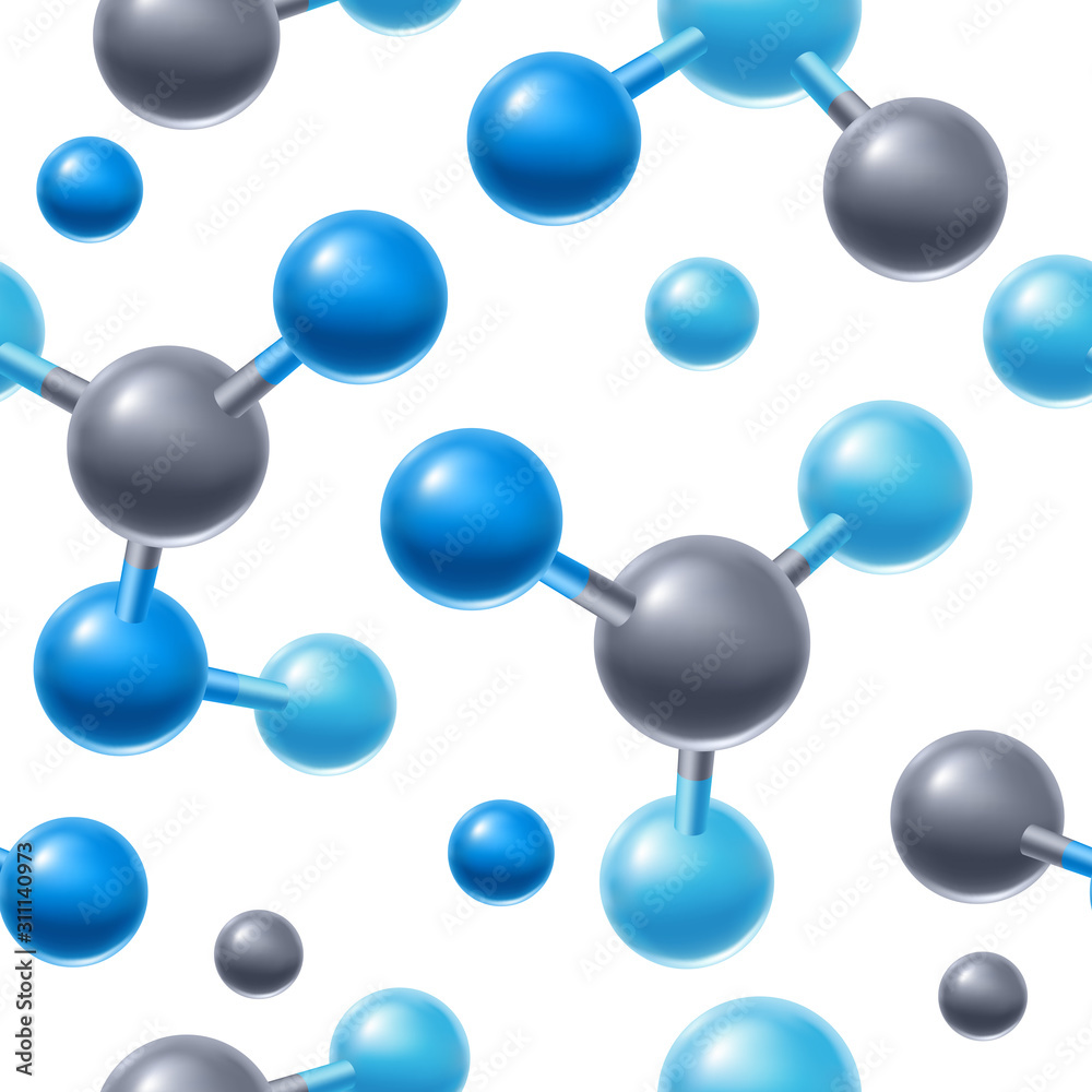 Background with abstract molecules or atoms. Background with abstract molecules or atoms.