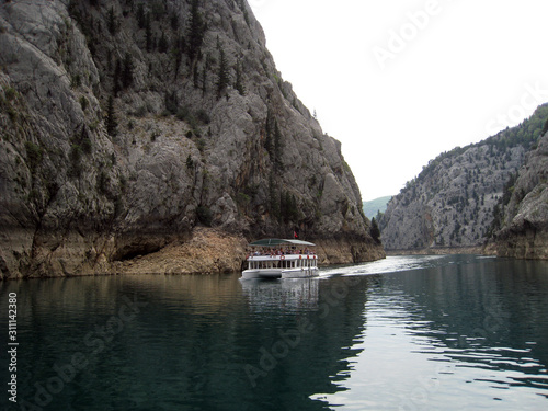 boat on river