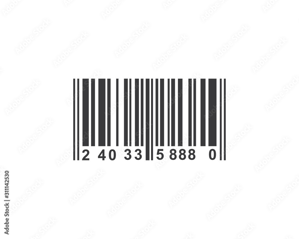 barcode vector icon illustration design barcode vector icon illustration design