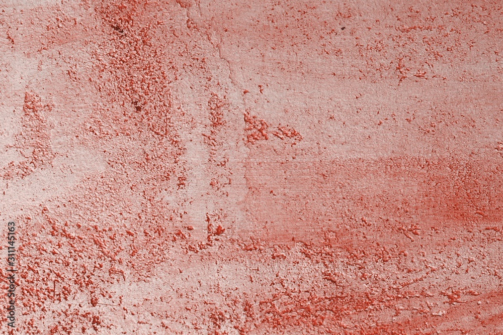 abstract vintage red limestone like plaster texture for any purposes.