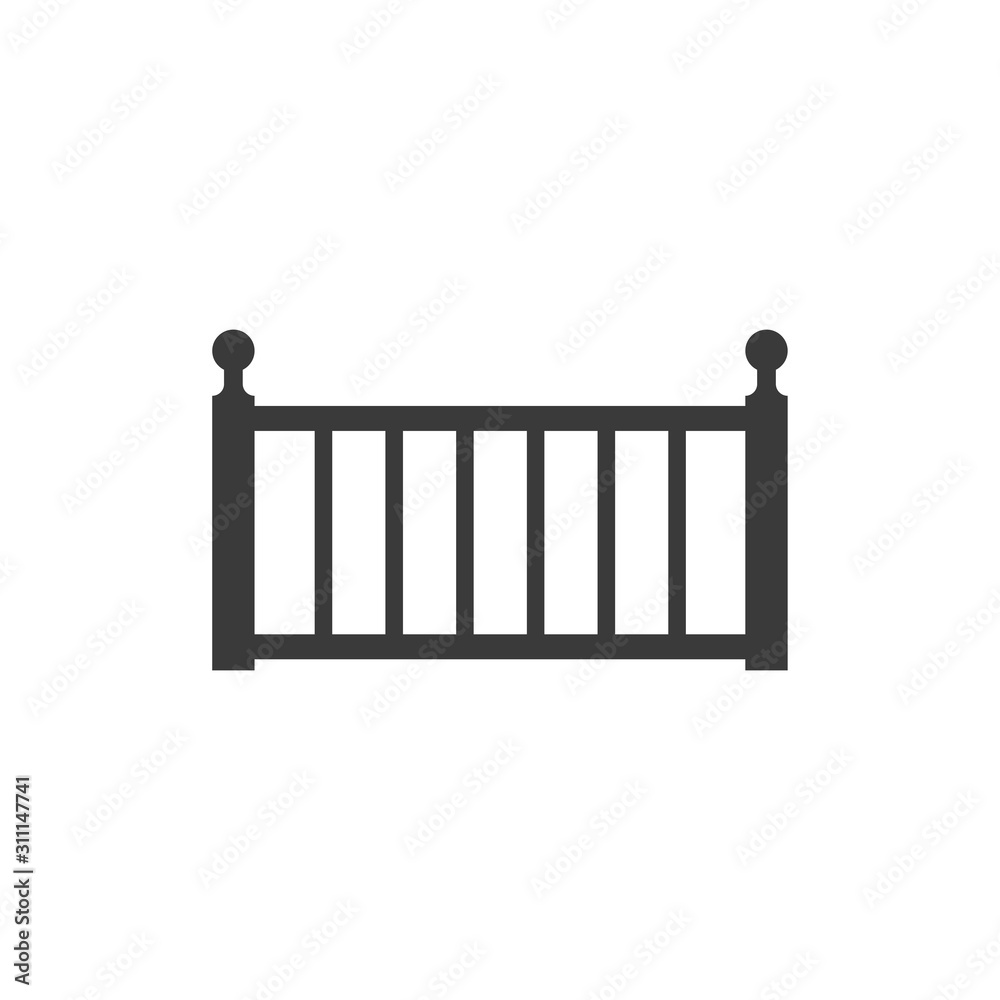 Fence icon vector symbol logo illustration EPS 10 Fence icon vector symbol logo illustration EPS 10