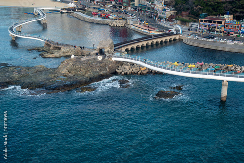 大韓民国　釜山　松島海岸 photo