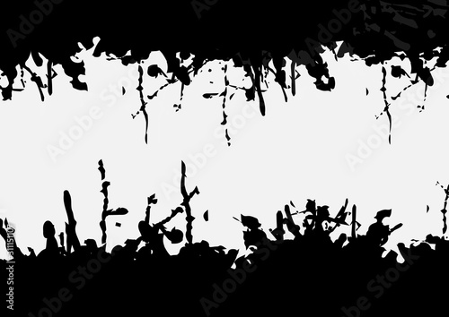 abstract vector splatter black color design. Vector illustration design background.