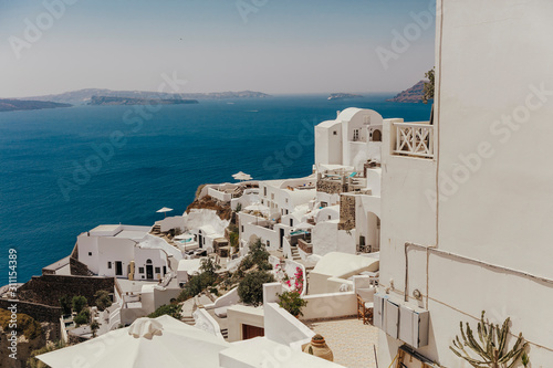 Fototapeta Naklejka Na Ścianę i Meble -  view of santorini island greece