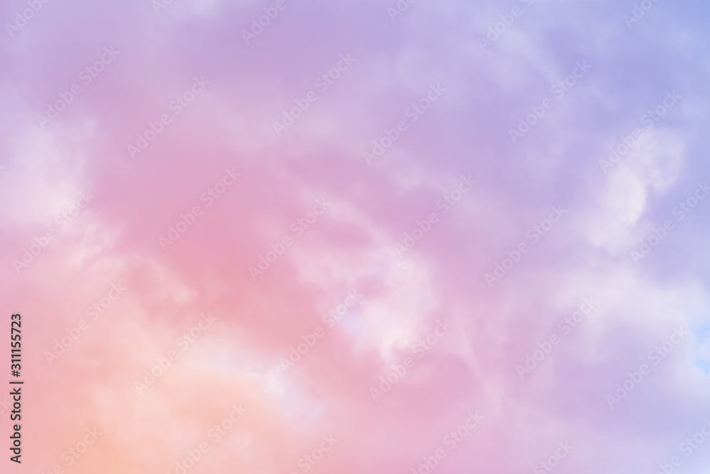 Fototapeta premium cloud background with a pastel colour