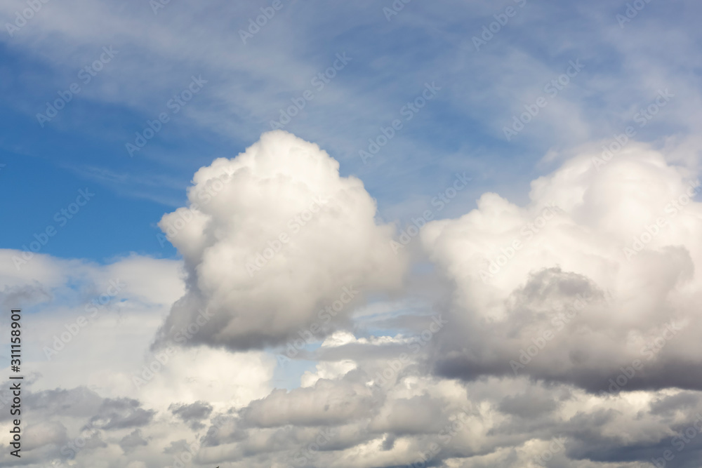 Cloudscape in sunny summer day Cloudscape in sunny summer day