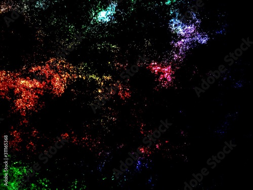 fireworks in the sky